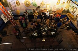 Bisno Schall Clock Mechanism top view inside the Santa Barbara County Courthouse.jpg