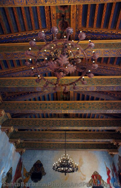 Chaneliers inside Santa Barbara County Courthouse Wedding Chapel.jpg