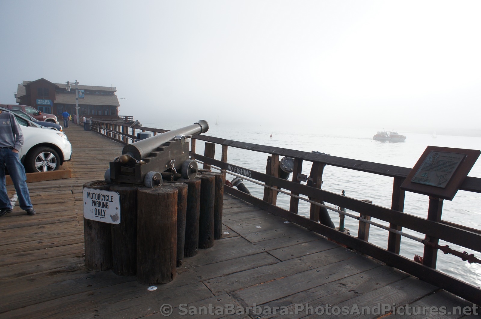 Canon at parking area for Stearns Wharf.jpg