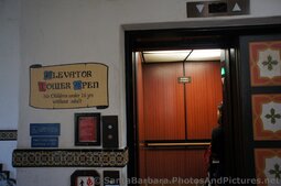 Elevator Tower inside the Santa Barbara County Courthouse.jpg