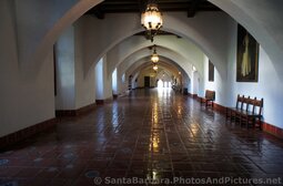 Hallway with Arches inside the Santa Barbara County Courthouse.jpg