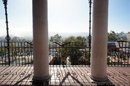 Mesa View from the top of the Santa Barbara County Courthouse Tower.jpg
