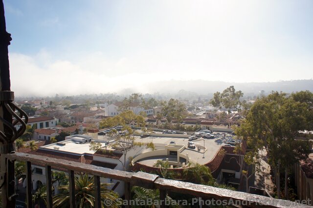 Municipal Parking Structure seen from top of Santa Barbara County Courthouse Tower.jpg