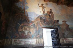 Native American Canalino Tribe Mural at Santa Barbara County Courthouse Wedding Room.jpg