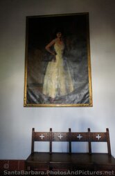 Painting of a Woman inside the Santa Barbara County Courthouse.jpg