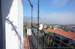 Railing & view from the Santa Barbara County Courthouse tower.jpg
