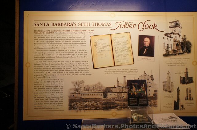 Santa Barbara Seth Thomas Tower Clock History.jpg