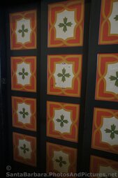 Square Patterns adorn Santa Barbara County Courthouse Elevator Door.jpg