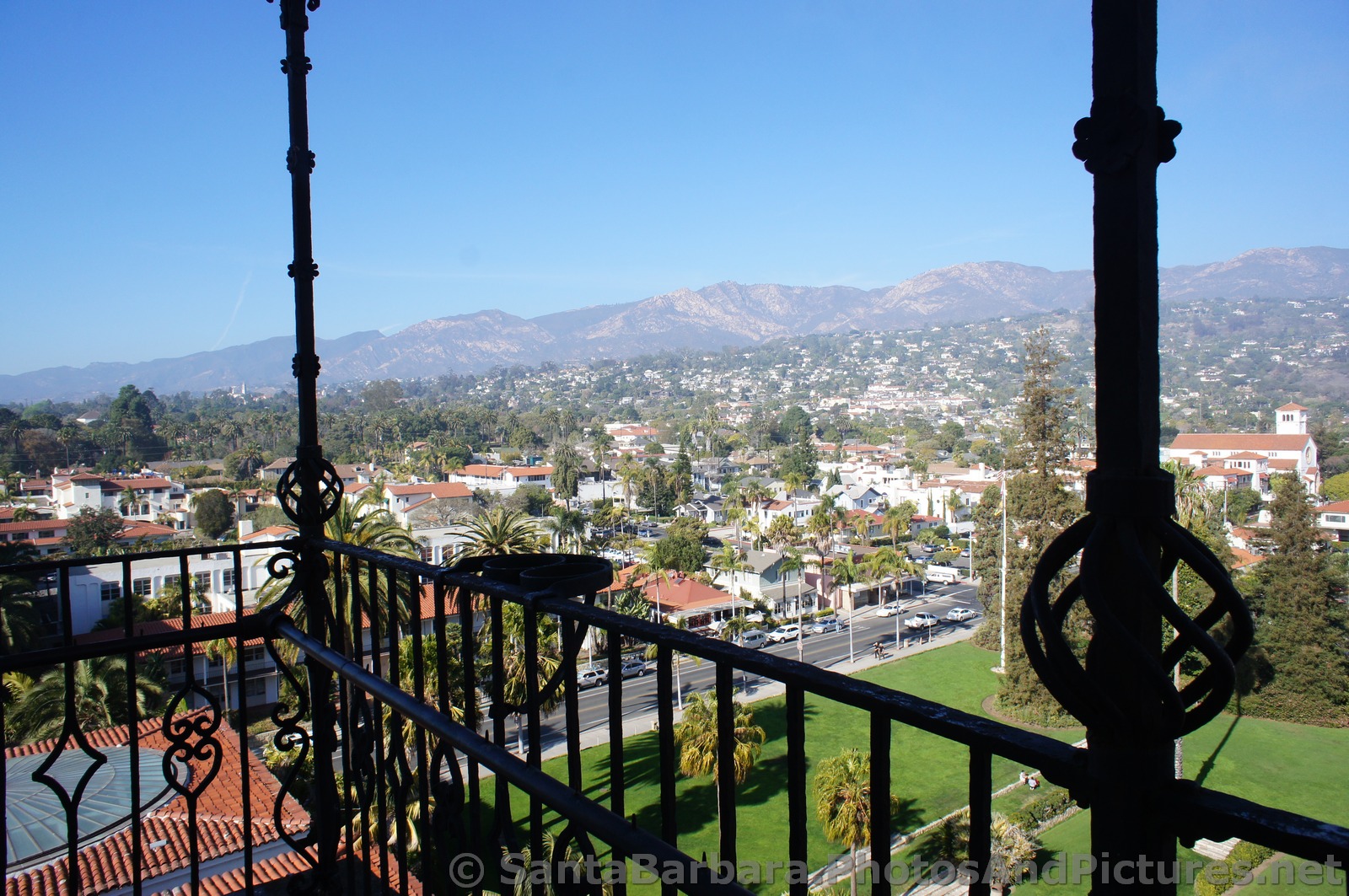 View of Mountain Range from Santa Barbara County Courthouse Tower.jpg