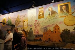 Wall Mural Continued at the Santa Barbara County Courthouse Bisno Schall Clock Gallery.jpg