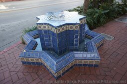 6 Point Star Fountain on State St Santa Barbara.jpg