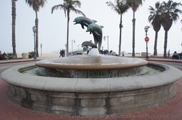 Dolphin Sculpture Fountain by Gilbert Garcia & James Bottoms in front of Stearns Wharf.jpg