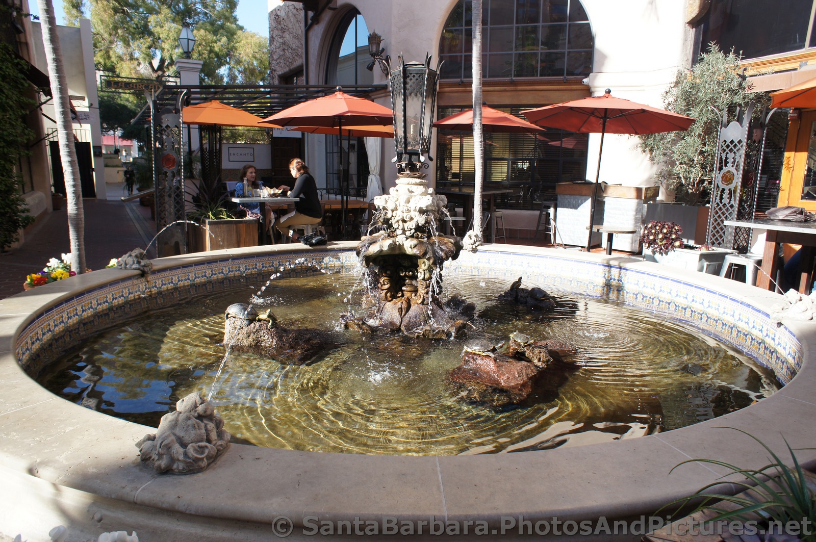 Fountain with Turtles at La Arcada Santa Barbara.jpg