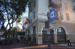 Hotel Santa Barbara on top of Starbucks Coffee on State St.jpg