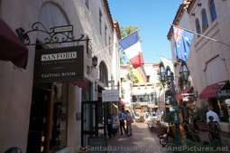 Shops & European Flags at La Arcada Santa Barbara.jpg